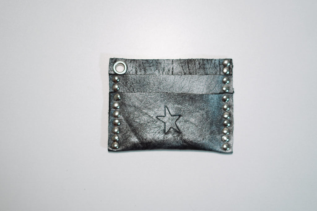 steel saint card holder