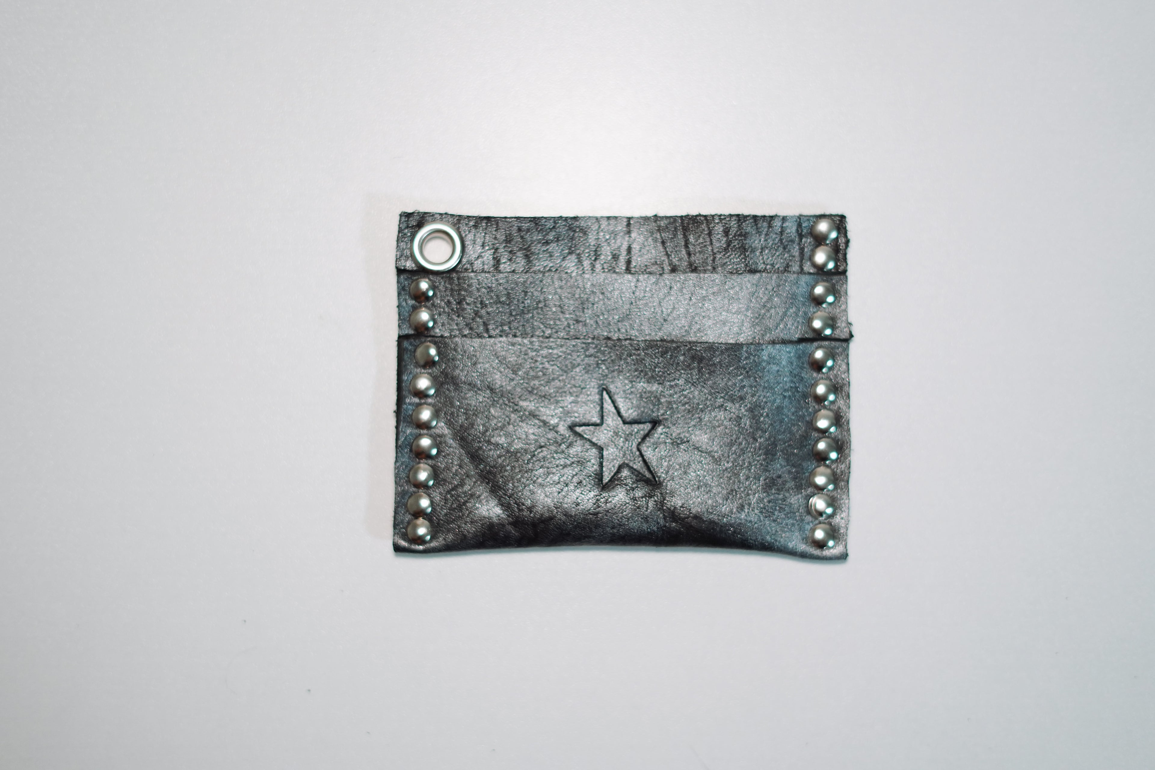 steel saint card holder