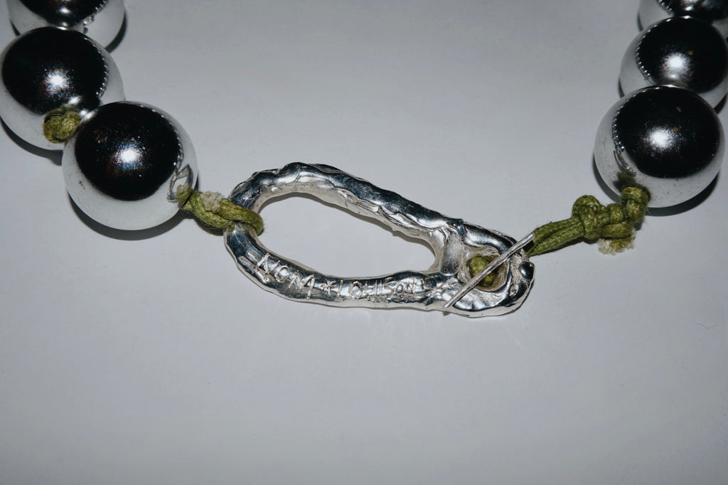 silver pearl necklace
